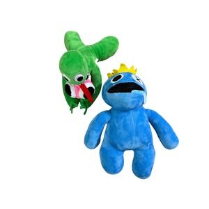 LOT OF 2 Rainbow Friends Plush Roblox Horror Video Game Toys Stuffed Animal